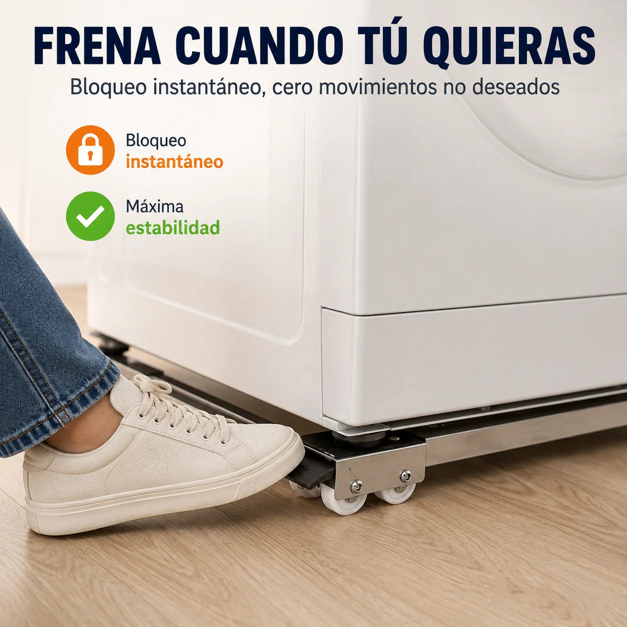 Base Móvil Ajustable | Mueve Electrodomésticos Pesados Sin Esfuerzo