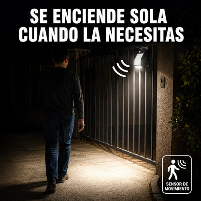 Lámpara Solar Clip | Luz Automática Sin Cables Ni Instalación
