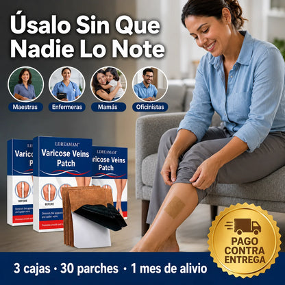 🩹 Parche Para Varices | Circulación Activa y Piernas Sin Dolor