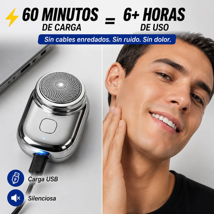 Mini Afeitadora Portátil | Afeitado Preciso Sin Irritación