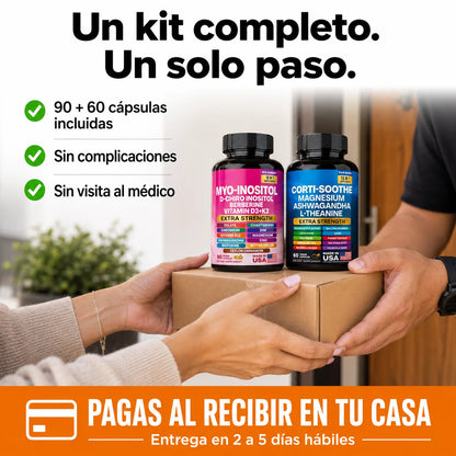 Kit Equilibrio Hormonal | Reduce el Estrés y Regula tus Hormonas Naturalmente