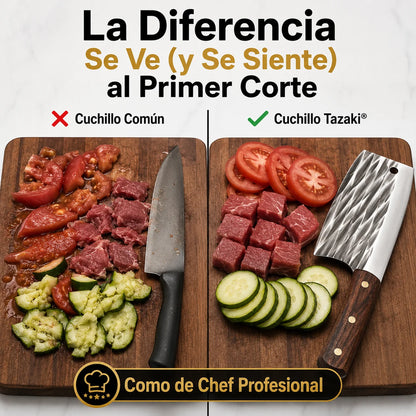 Cuchillo Tazaki® | Filo de Chef Profesional en Cada Corte