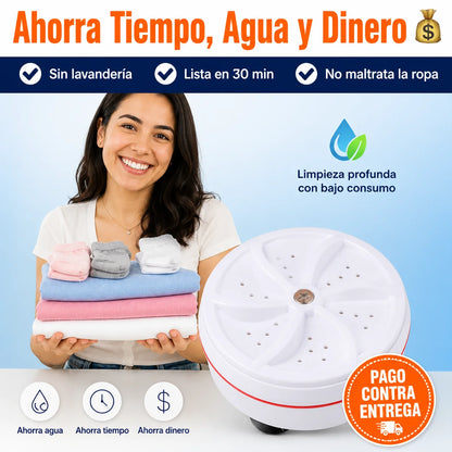 Mini Lavadora Portátil USB | Ropa Limpia Sin Esfuerzo, En Cualquier Lugar