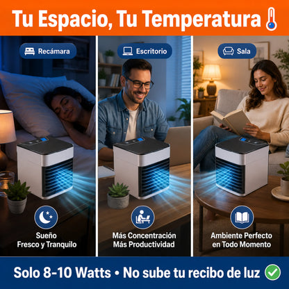 Mini Aire Acondicionado | Fresco Inmediato Sin Instalar Nada