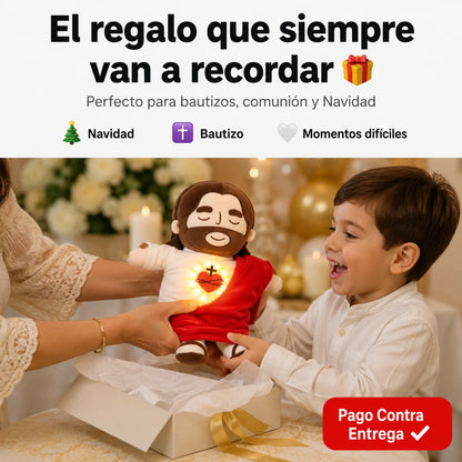 Peluche Jesús que Respira | Calma la Ansiedad y Trae Paz a Tu Hogar