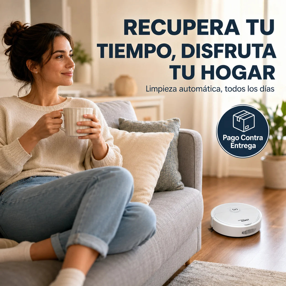Barredora Robot 3 Cepillos | Limpieza Automática Sin Esfuerzo