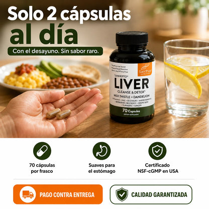 LIVER - Limpia y Protege Tu Hígado | Más Energía Desde el Primer Mes