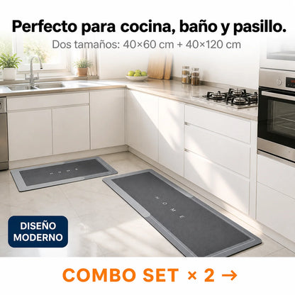 Set de Tapetes Antideslizantes | Piso Seco y Seguro