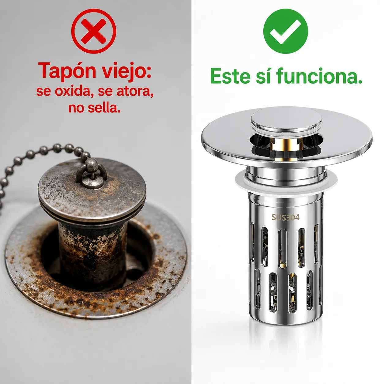 🔧 Tapón Pop-Up  | Adiós a los Desagües Tapados