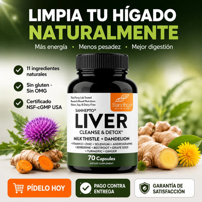 LIVER - Limpia y Protege Tu Hígado | Más Energía Desde el Primer Mes