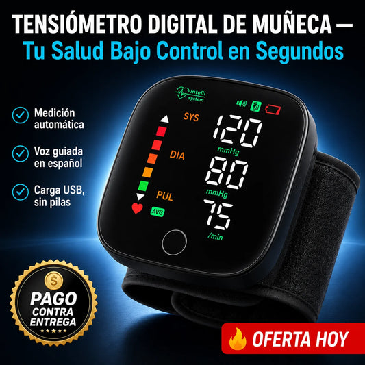 Tensiómetro Digital de Muñeca | Controla tu Presión en Segundos