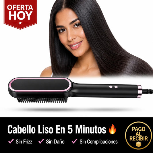 Cepillo Alisador | Cabello Liso y Sin Frizz en 5 Minutos