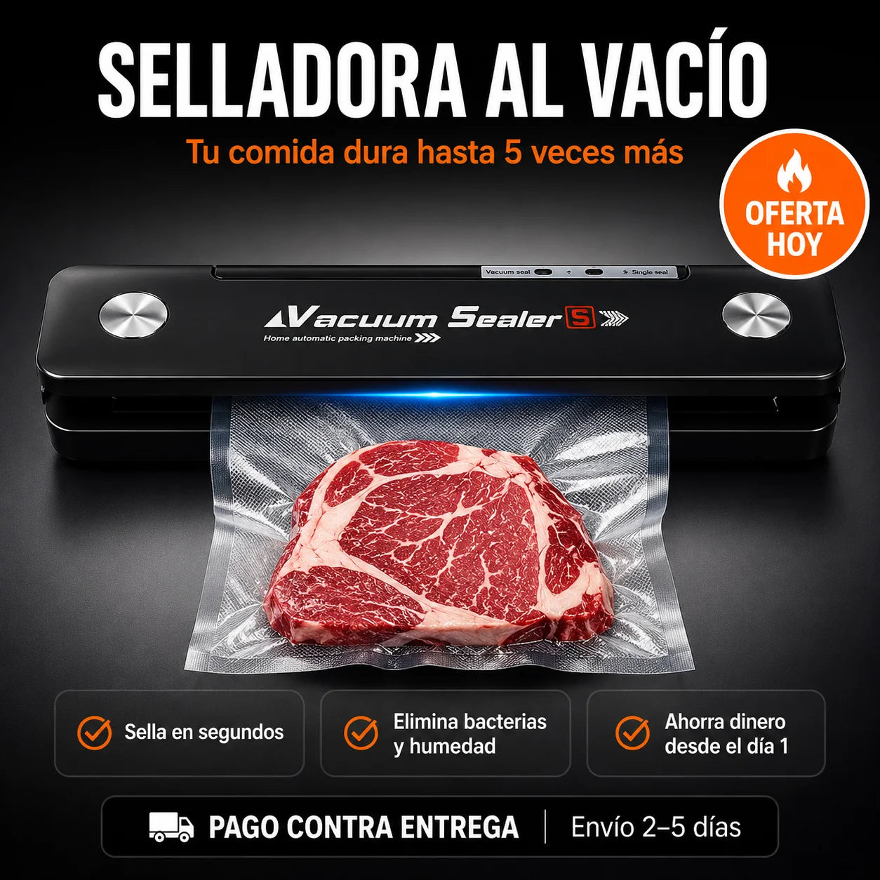 Selladora al Vacío | Ahorra Dinero Desde el Primer Uso