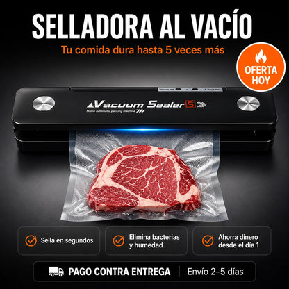 Selladora al Vacío | Ahorra Dinero Desde el Primer Uso