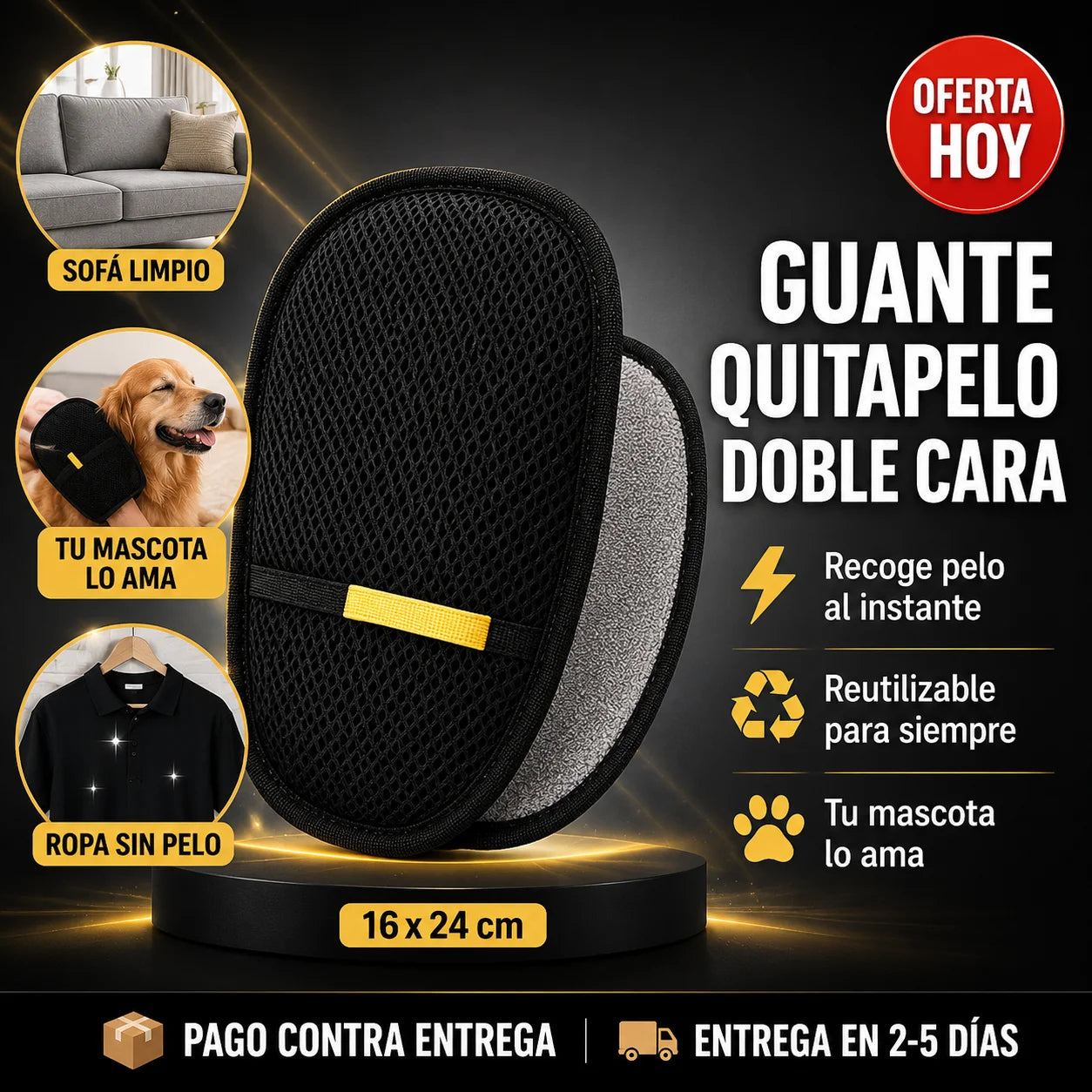 🧤 Guante Quita Pelo | Hogar Limpio Sin Esfuerzo