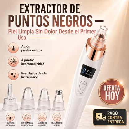 Extractor de Puntos Negros | Piel Limpia Sin Dolor Desde el Primer Uso