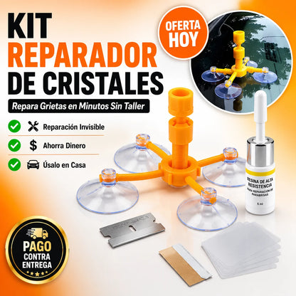 Kit Reparador de Cristales | Repara Grietas en Minutos Sin Taller