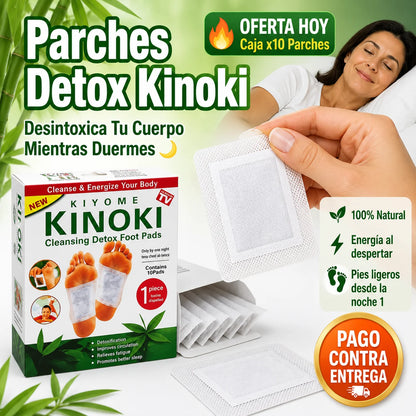 Parches Detox Kinoki | Desintoxica Tu Cuerpo Mientras Duermes