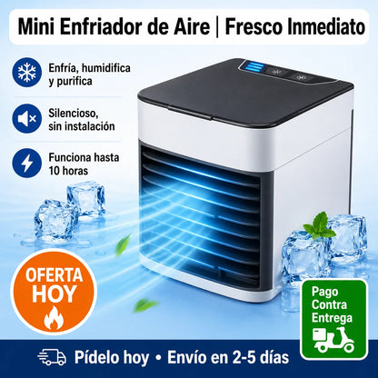 Mini Aire Acondicionado | Fresco Inmediato Sin Instalar Nada