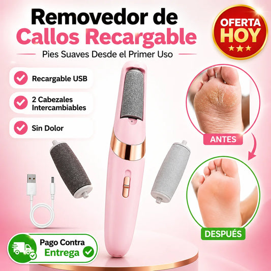 Removedor de Callos Recargable | Pies Suaves Desde el Primer Uso