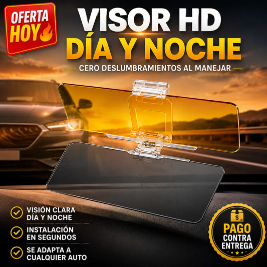 Visor HD Día y Noche | Cero Deslumbramientos al Manejar