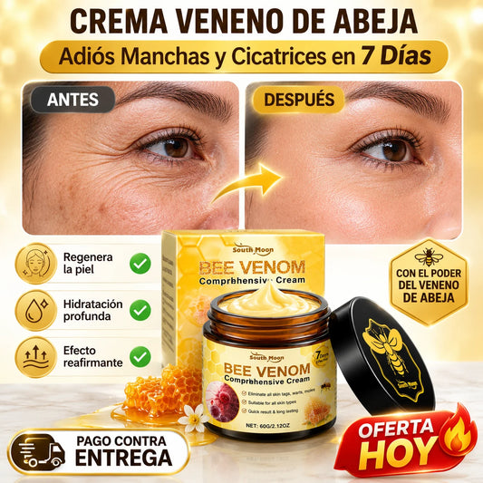 Crema Veneno de Abeja | Adiós Manchas y Cicatrices en 7 Días
