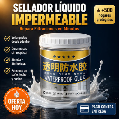 🧴 Sellador Líquido Impermeable | Repara Filtraciones en Minutos