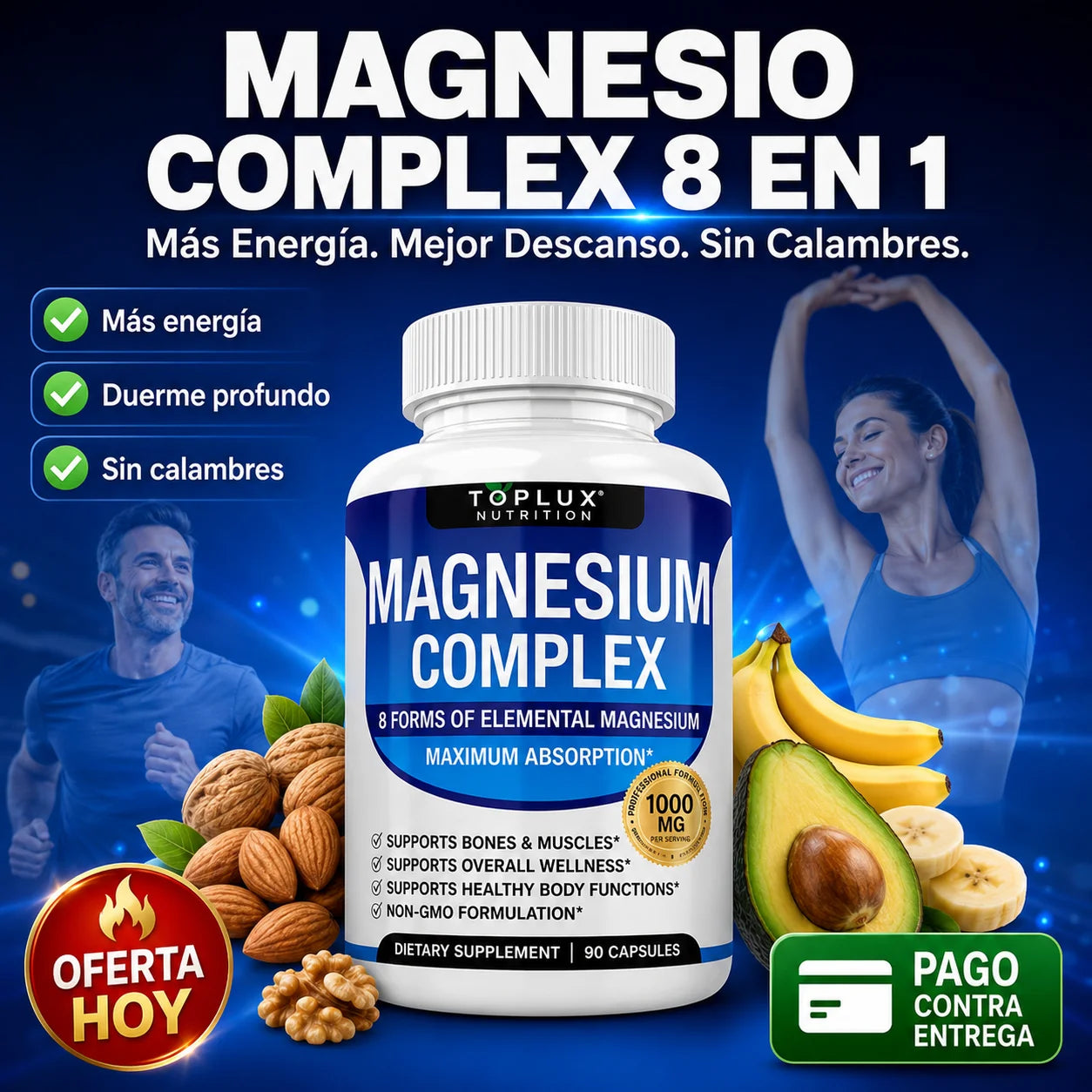 Magnesio Complex 8en1 | Más Energía y Mejor Descanso Desde el Primer Día