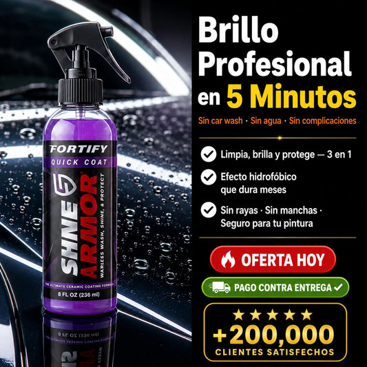 🚗 Cera Cerámica 3 en 1 | Brillo Profesional Sin Ir al Car Wash