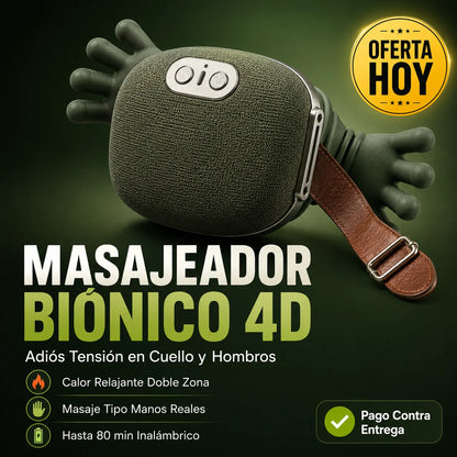 Masajeador Biónico 4D | Adiós Tensión en Cuello y Hombros