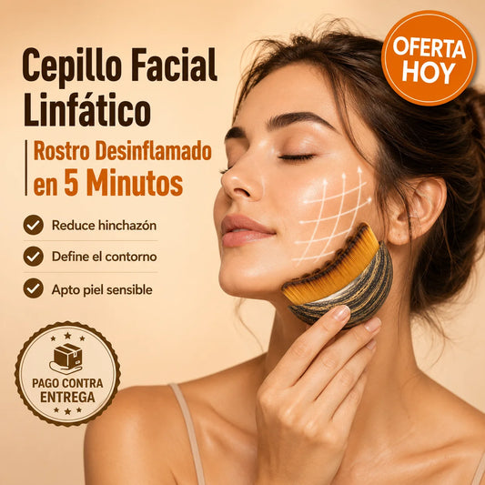 Cepillo Facial Linfático | Rostro Desinflamado en 5 Minutos