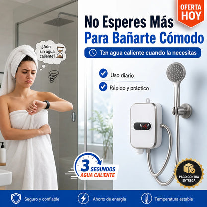 Calentador de Agua Instantáneo RX-021 | Agua Caliente Sin Esperas