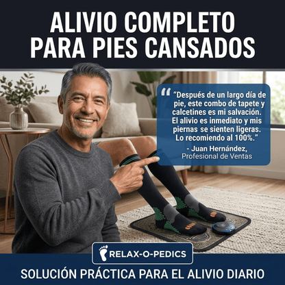 Kit Alivio 24/7™ (Masajeador de Pies + Medias de Compresión)
