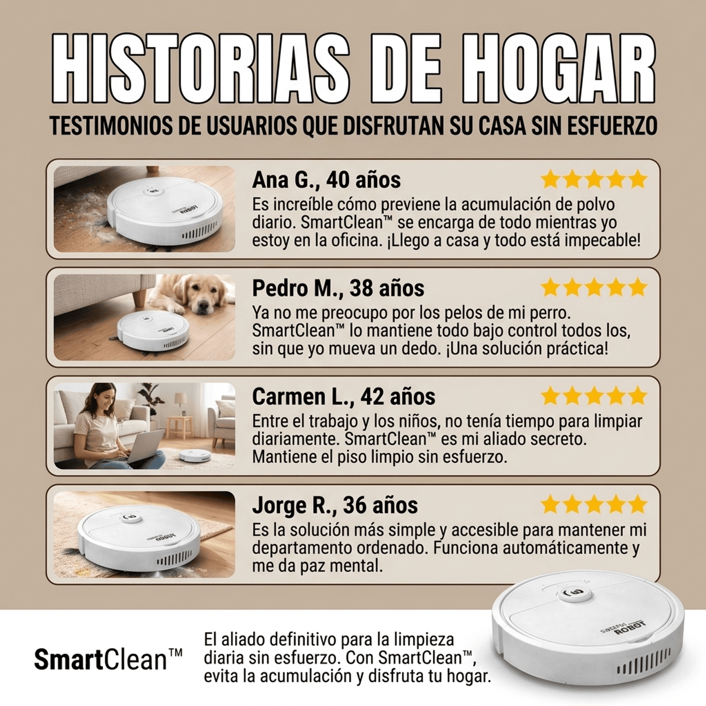 Robot Aspiradora SmartClean™