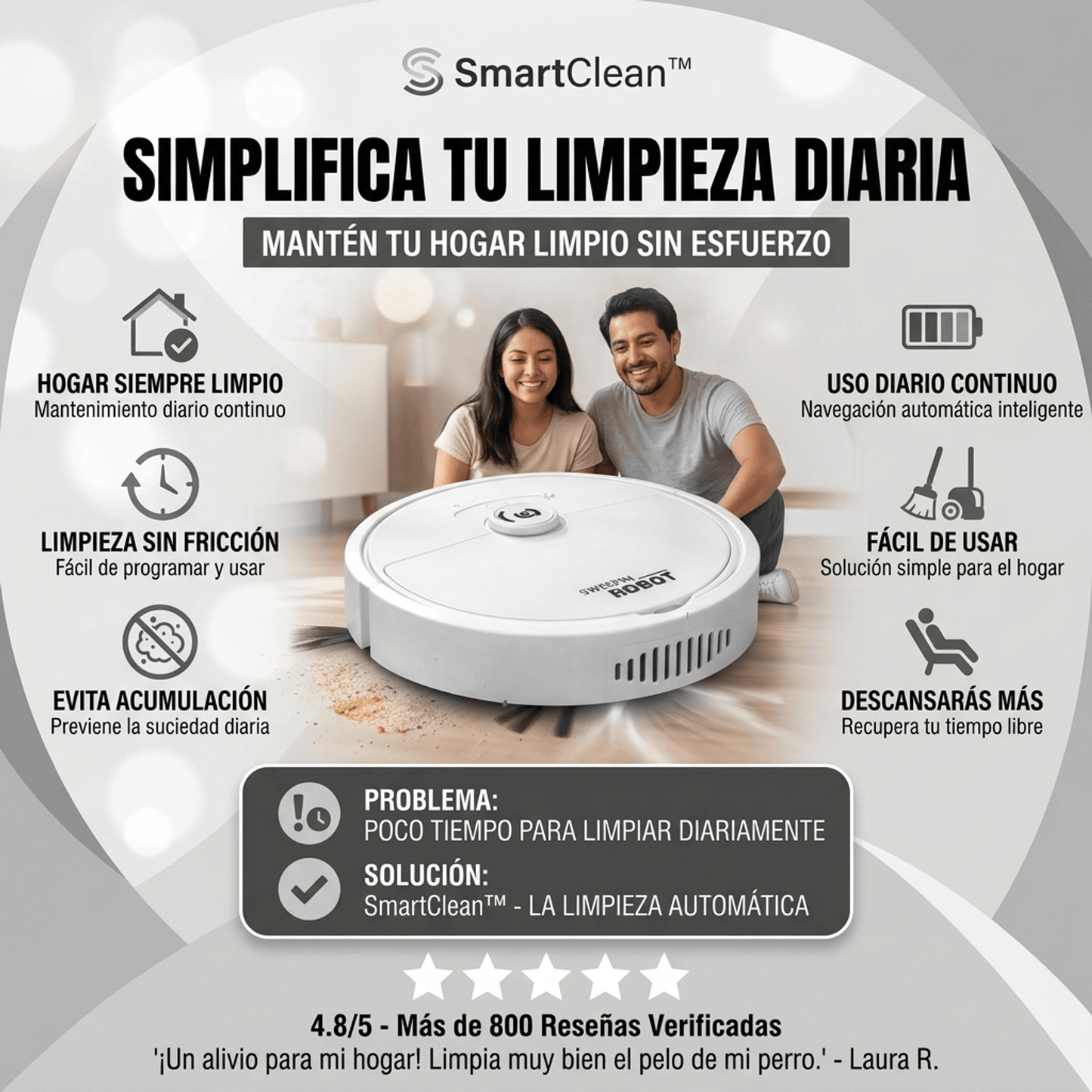 Robot Aspiradora SmartClean™