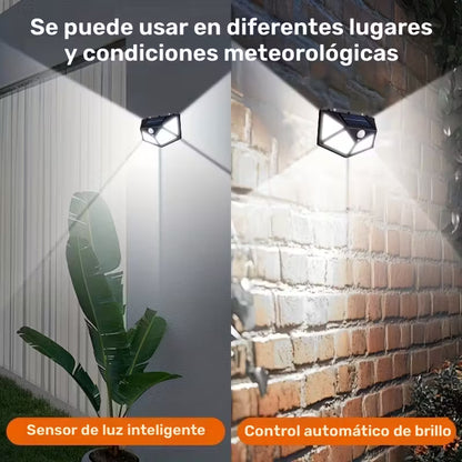 Solar100™ | Lámpara Solar con 100 Luces LED