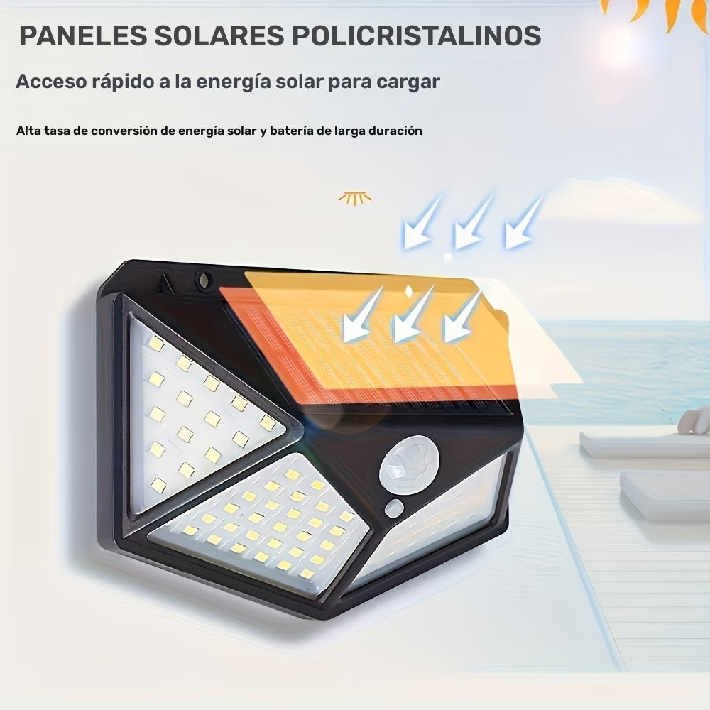Solar100™ | Lámpara Solar con 100 Luces LED