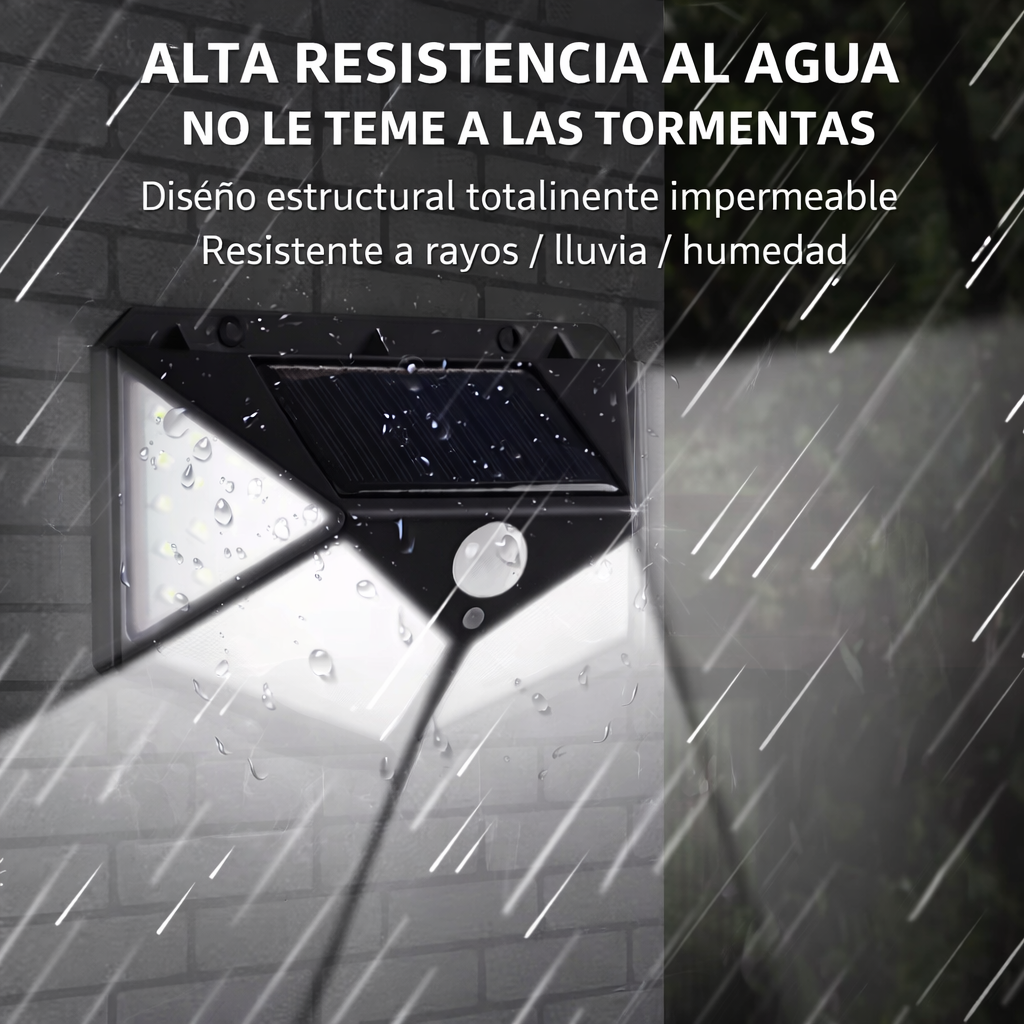 Solar100™ | Lámpara Solar con 100 Luces LED