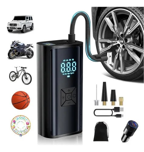 AirGuard Pro™ | Inflador Portátil Multifunción