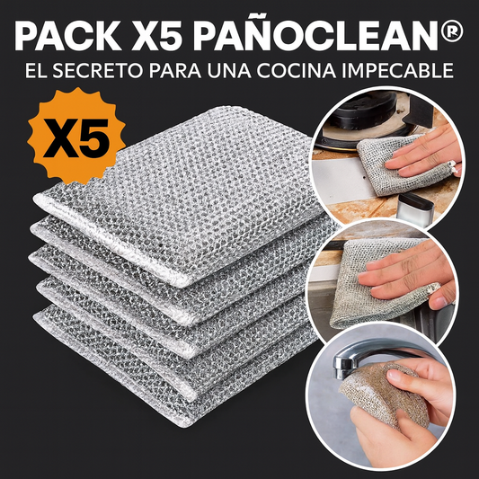 Pack x5 Paños Limpiadores de Cocina