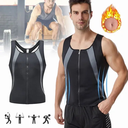 ThermoFit Pro™ | Chaleco Sauna de Neopreno para Sudar 🔥